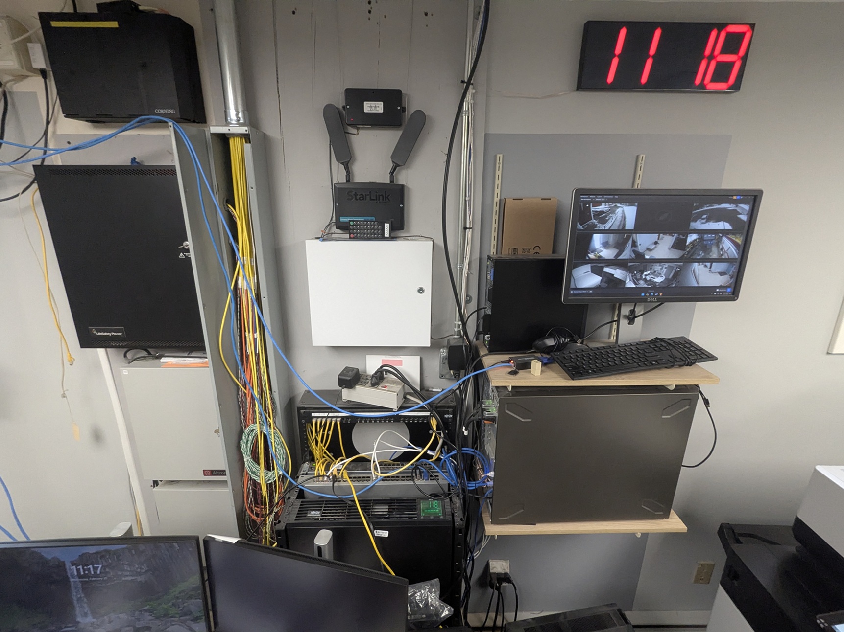 Critical IT area for entire building